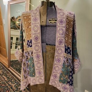 Pretty Patterned Kimono Jacket